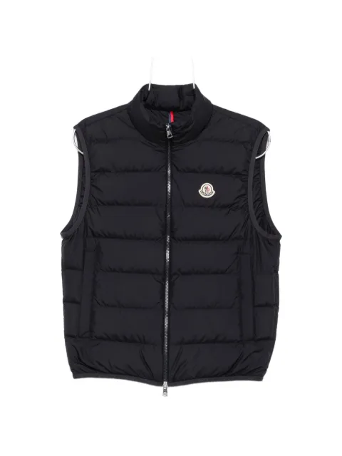 Moncler quilted logo-patch gilet