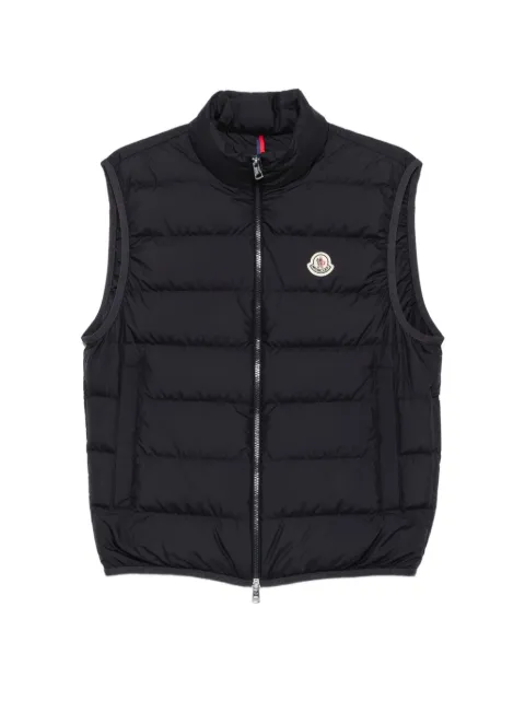 Moncler quilted logo-patch gilet