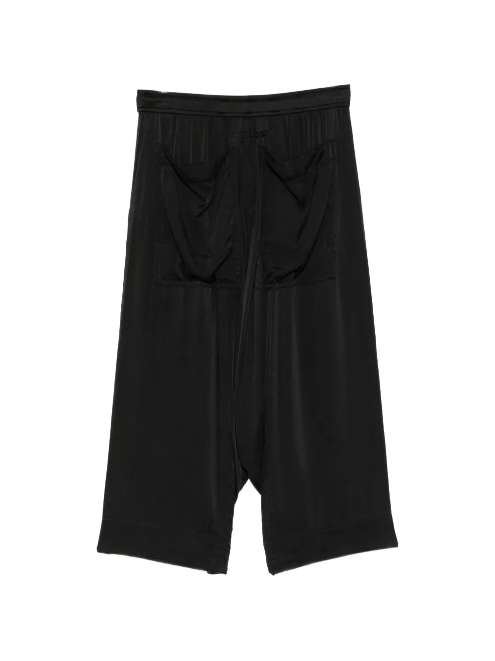 Julius Broek met trekkoordtaille en zakdetail Zwart