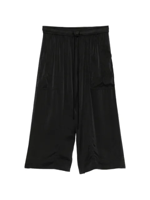 Julius drawstring-waist pocket-detail trousers
