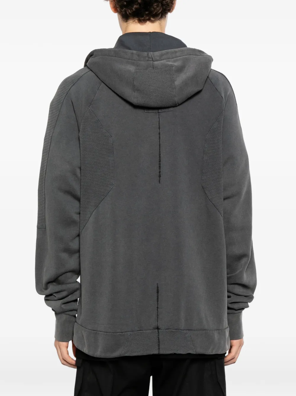 Thom Krom Hoodie met vlakken Grijs