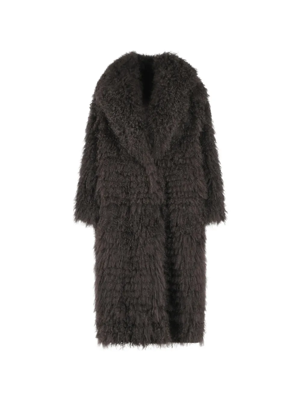 Simonetta Ravizza reversible fur coat - Braun