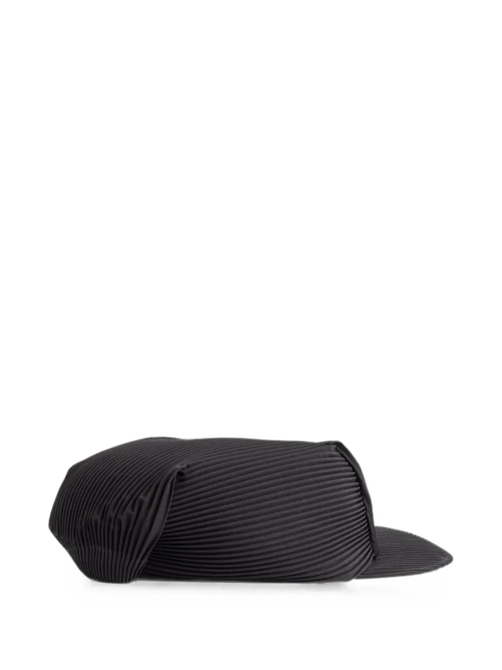 Pleats Please Issey Miyake Geplooide pet Zwart