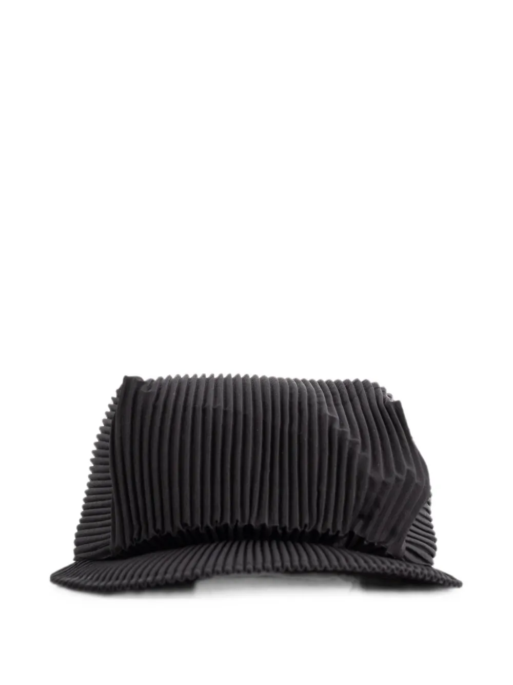 Pleats Please Issey Miyake Geplooide pet Zwart