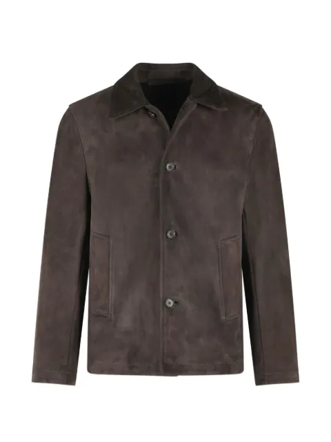 Salvatore Santoro suede button-up jacket