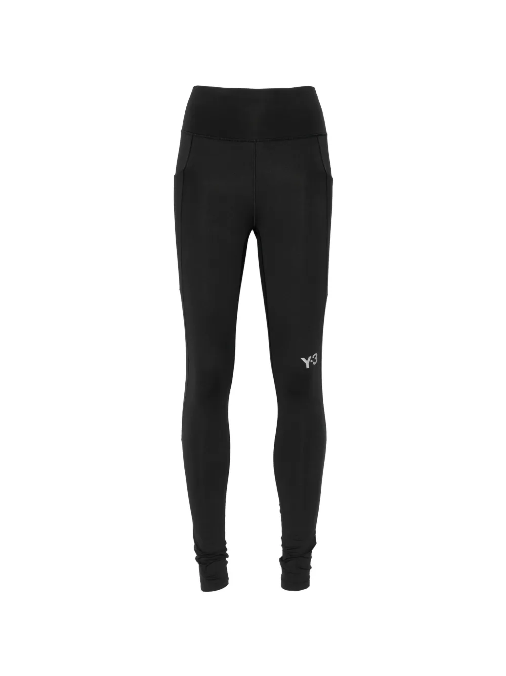 Y-3 logo-print leggings Zwart