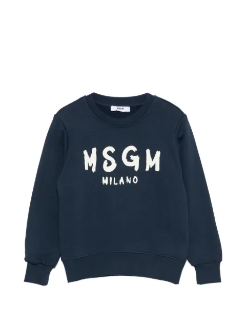 MSGM Kids logo-print sweatshirt