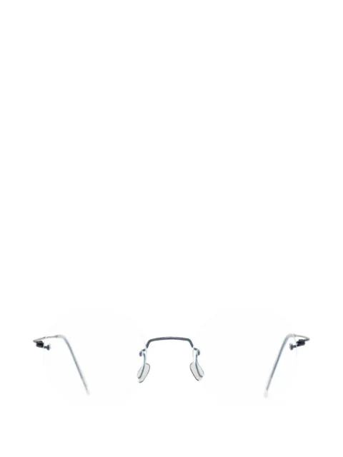Lindberg rimless round-frame glasses