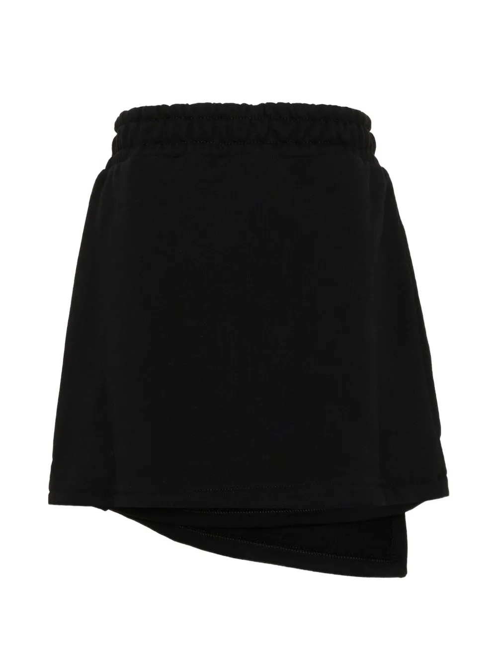 Barrow kids Rok met logoprint en wikkel-effect Zwart