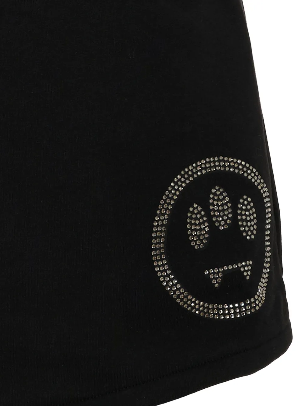 Barrow kids Rok met logoprint en wikkel-effect Zwart