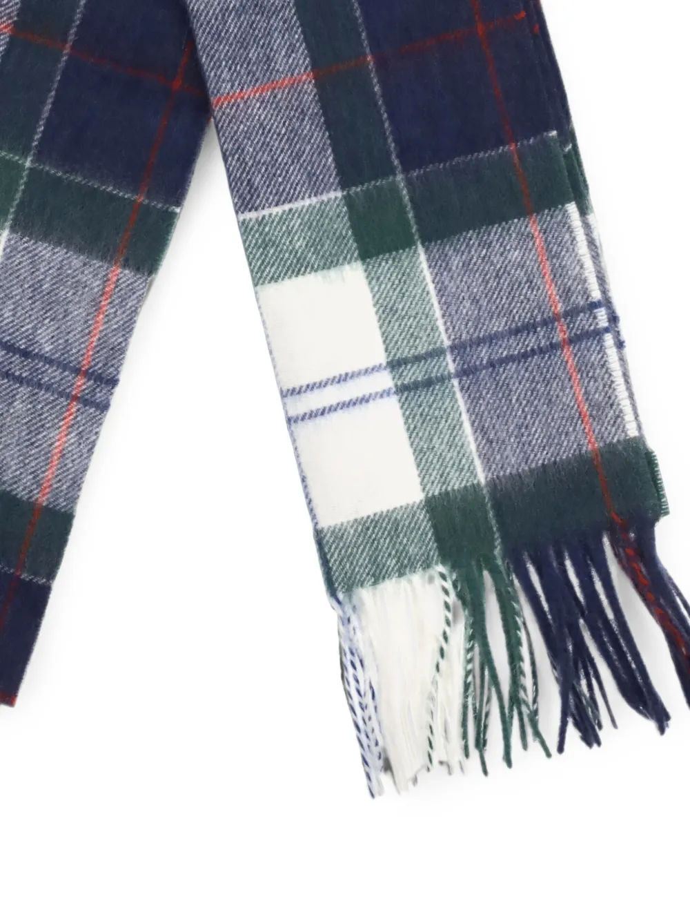 Barbour Sjaal met tartan ruit Wit