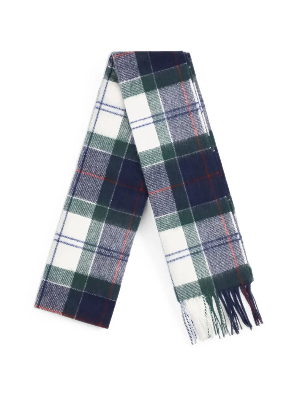 Barbour Sjaal met tartan ruit Wit