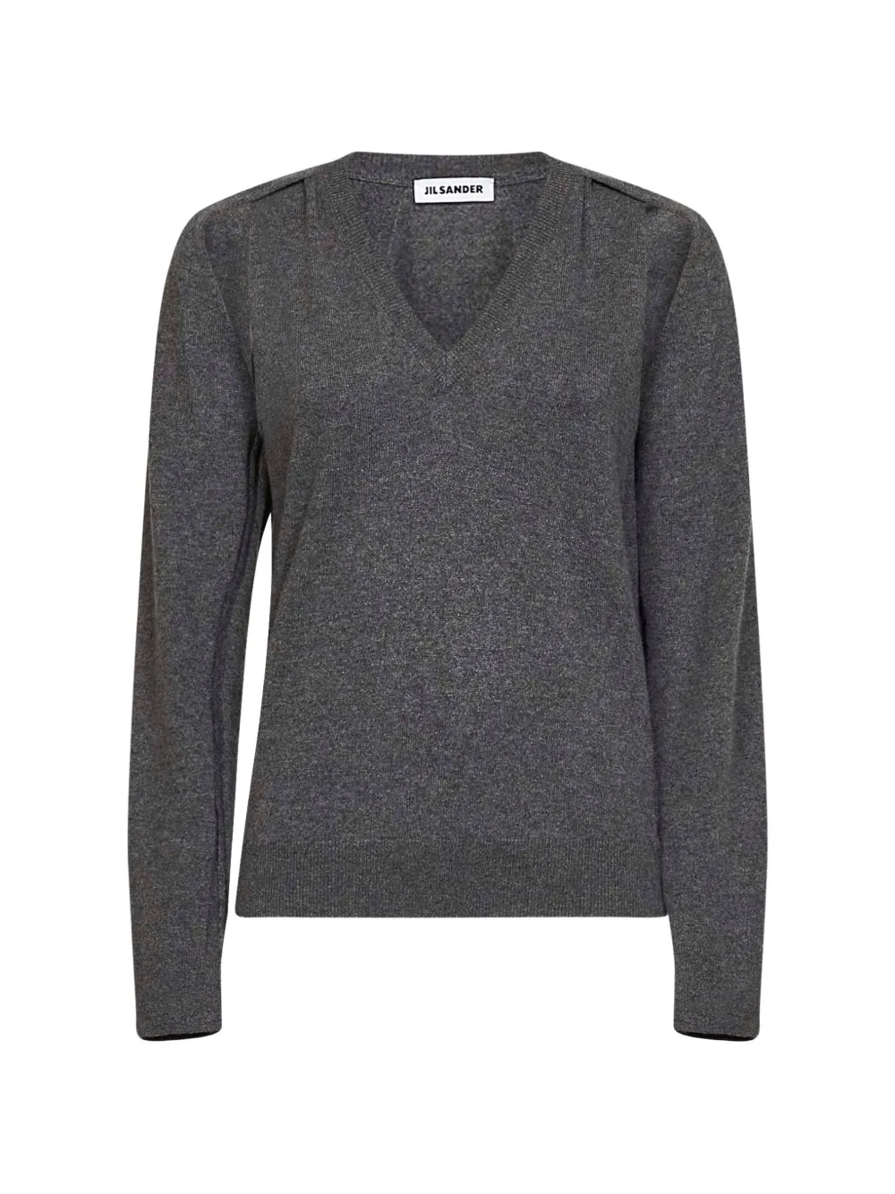 Jil Sander cut-out V-neck sweater
