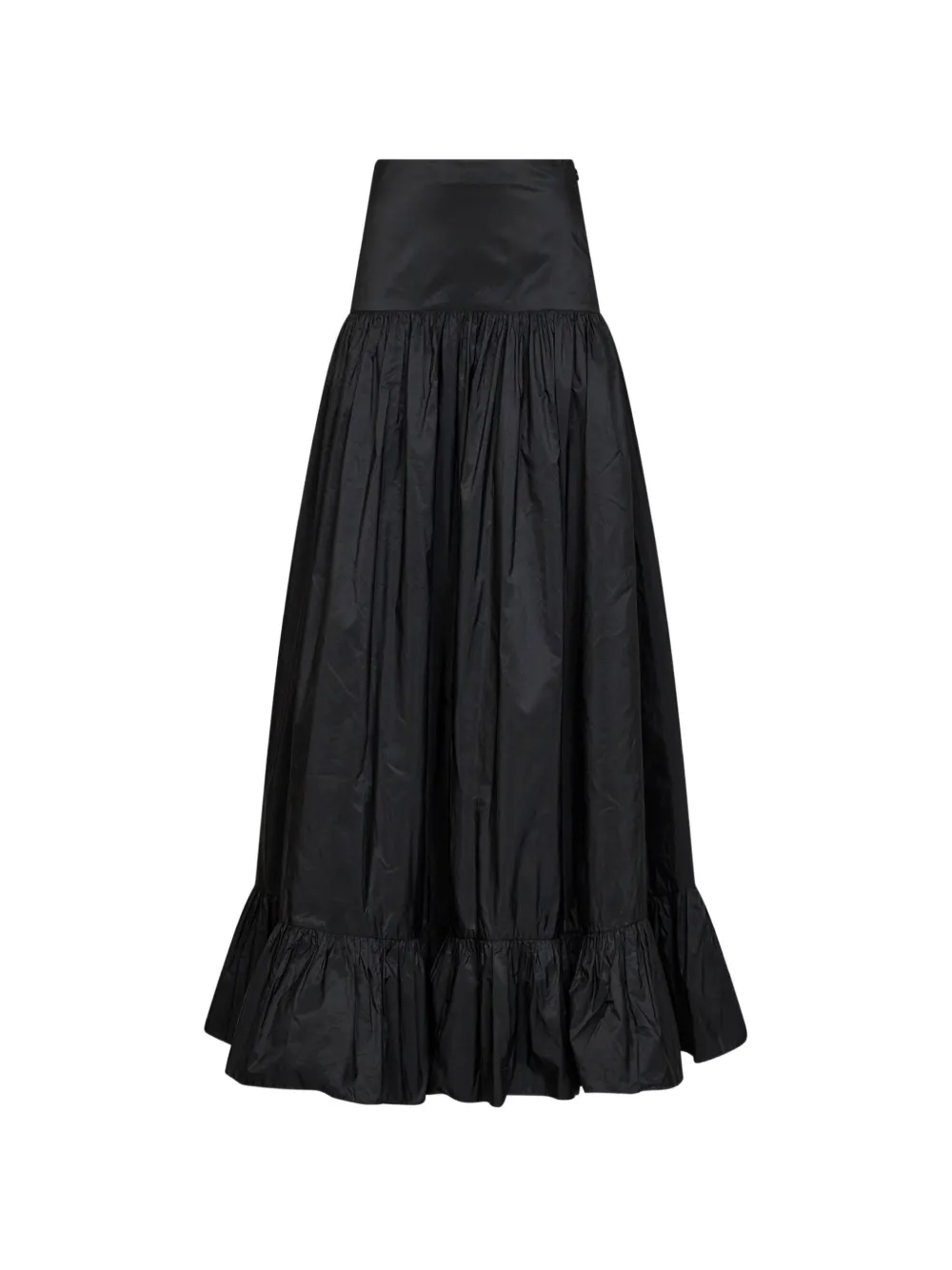 Alina gathered maxi skirt - Schwarz