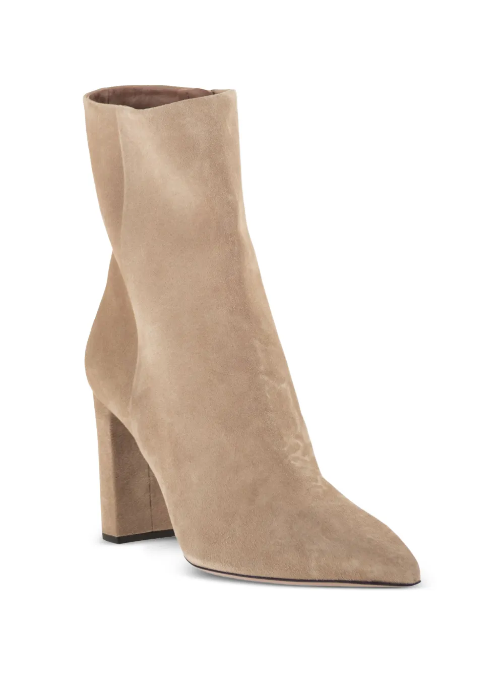 Paris Texas Anja pointed-toe ankle boots Beige