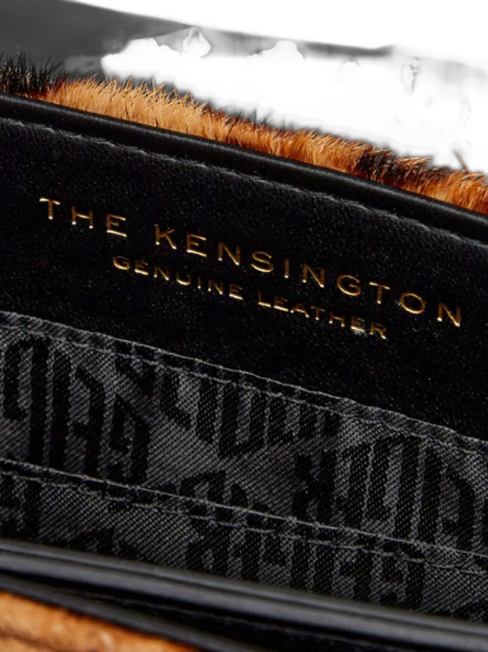Kurt Geiger London Kensington schoudertas met tijgerprint Bruin
