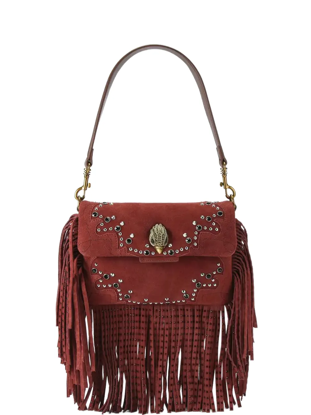 Kurt Geiger London Oxford fringe shoulder bag - Rosso