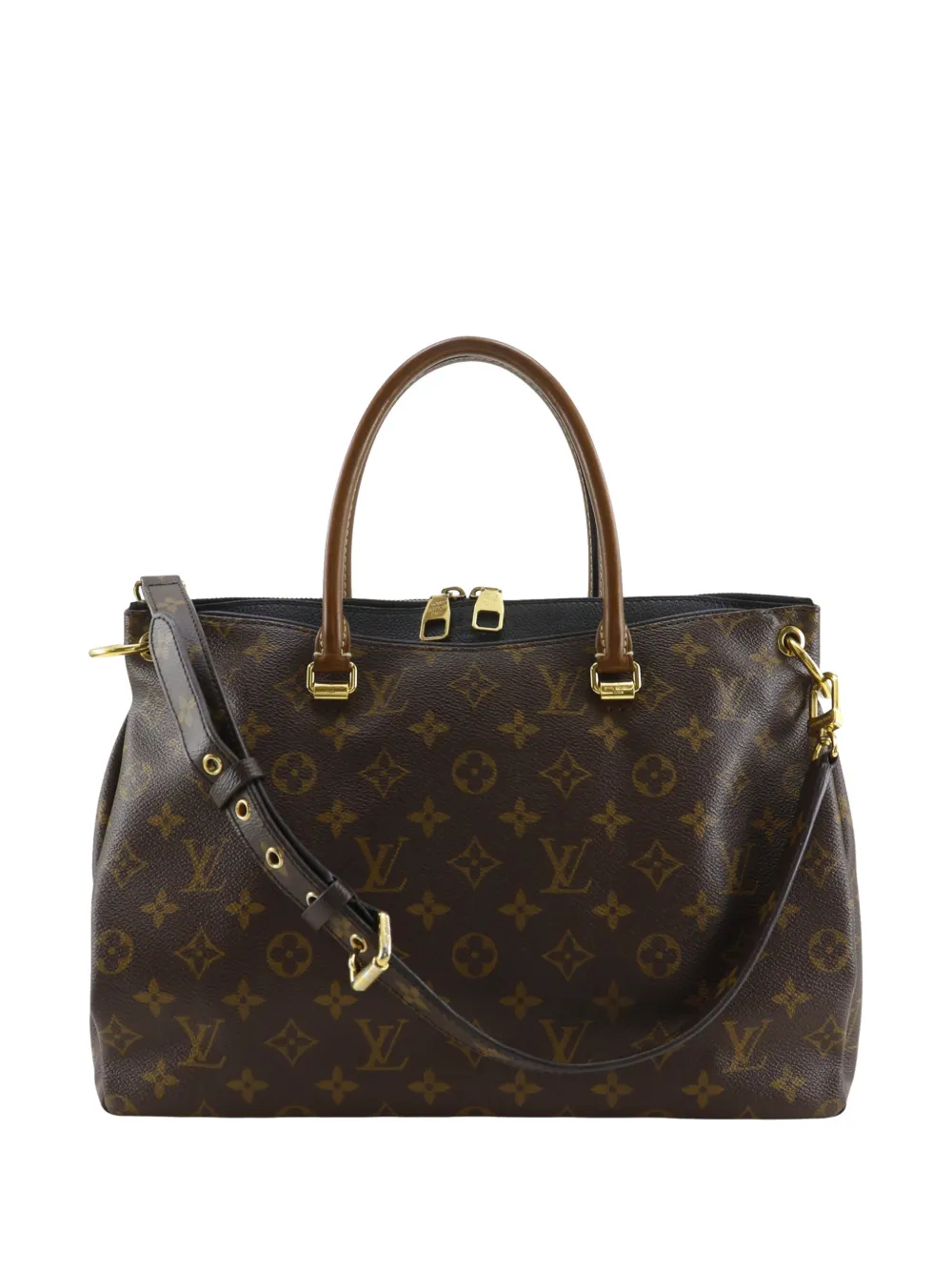 Louis Vuitton Pre-Owned 2015 Monogram Pallas MM satchel - Marrone
