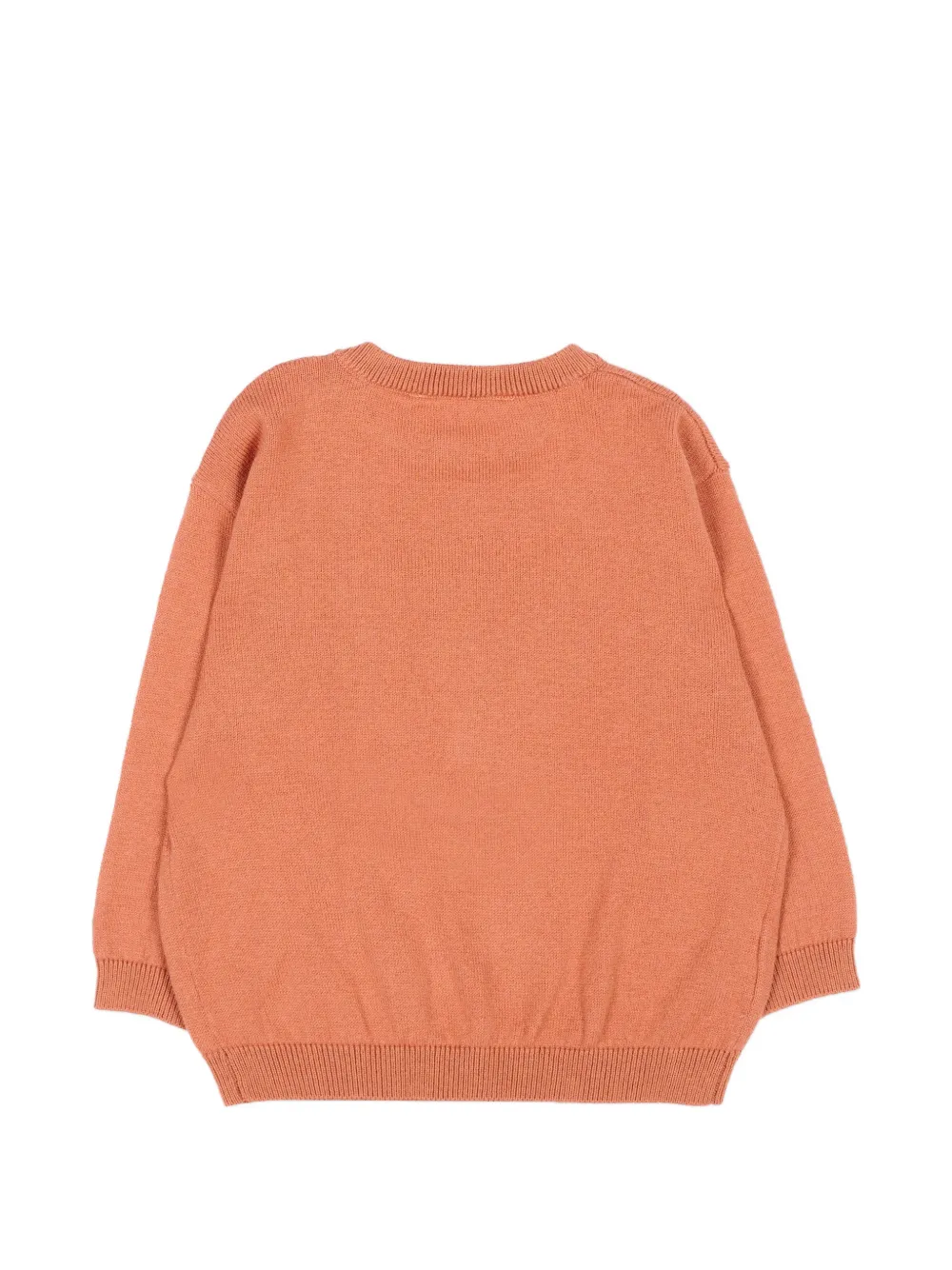 Mayoral Trui met knoopsluiting en dieren-intarsia Oranje