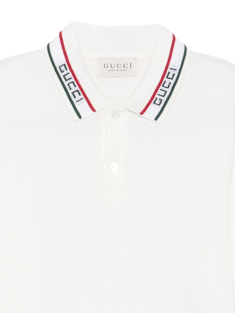 Gucci Kids ロングスリーブ ポロシャツ | ホワイト | FARFETCH JP