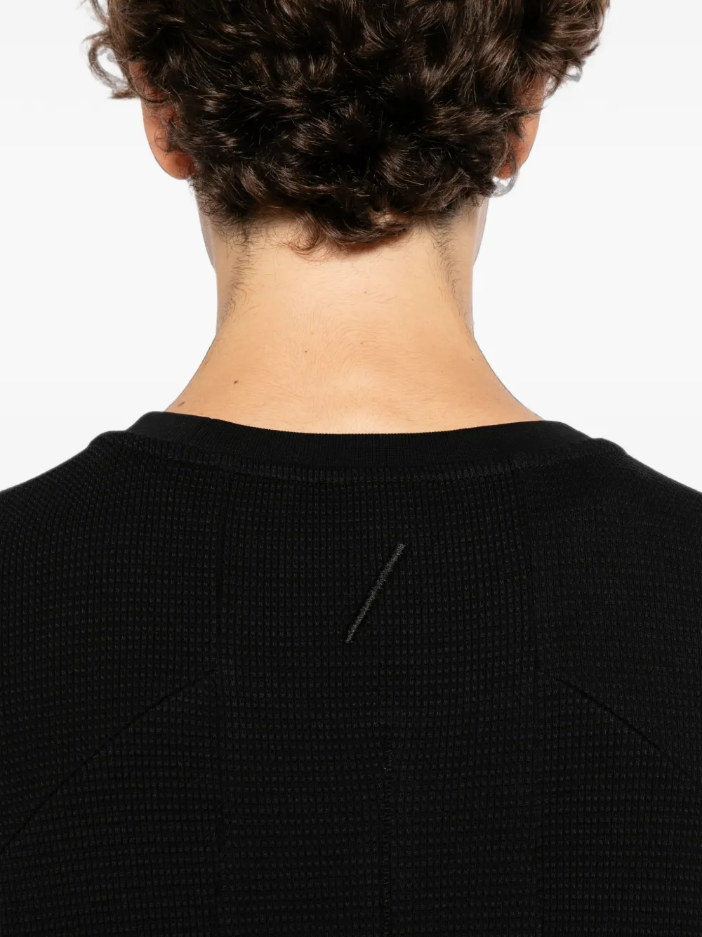 Thom Krom T-shirt met verlaagde schouders Zwart