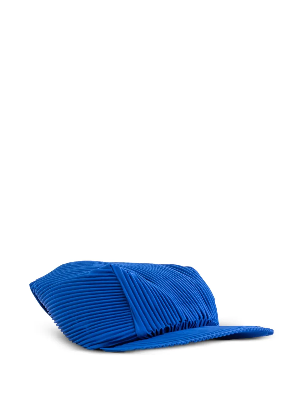 Pleats Please Issey Miyake pleated baseball cap - Blu