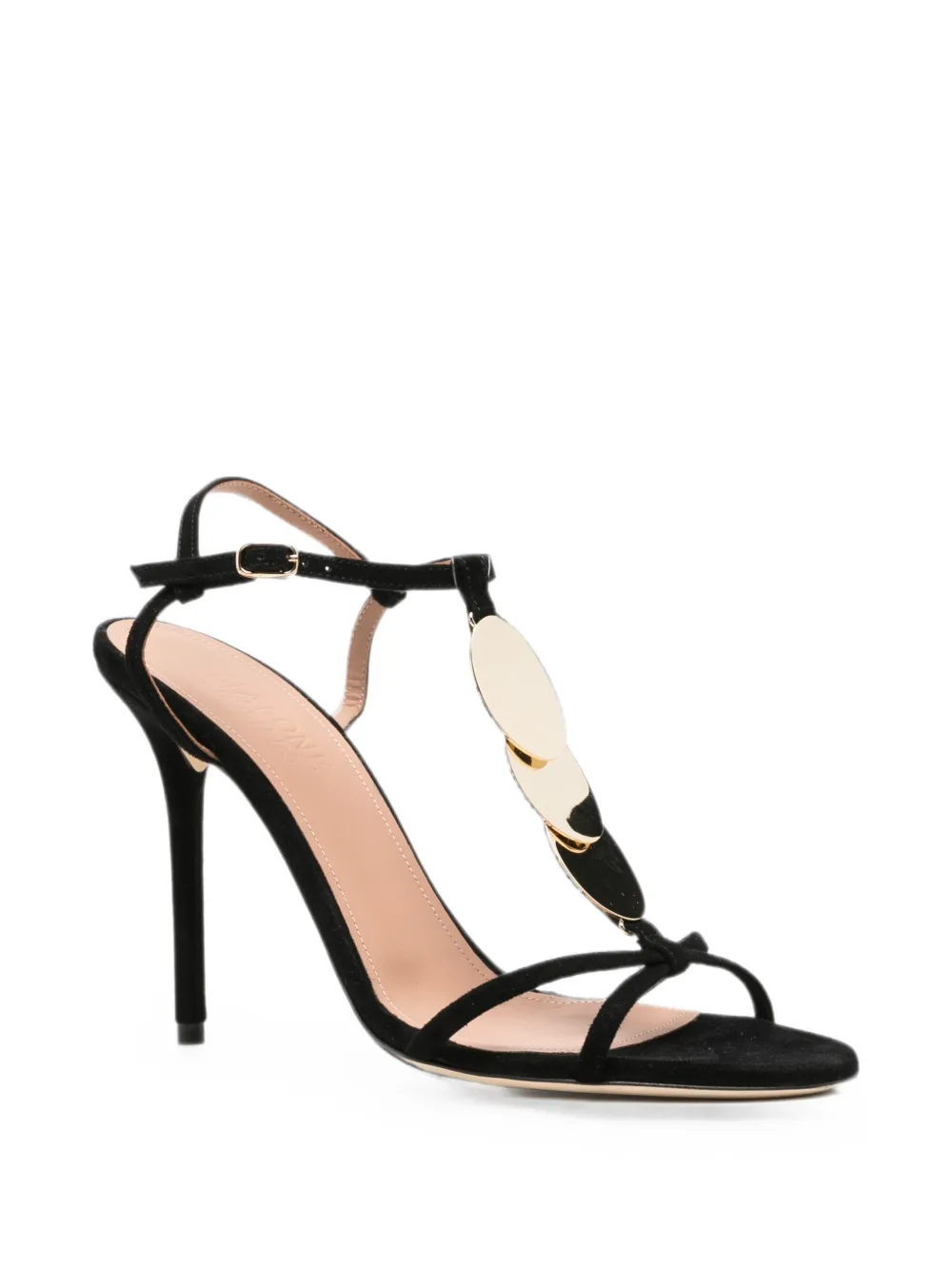 Malone Souliers embellished T-bar sandals Zwart