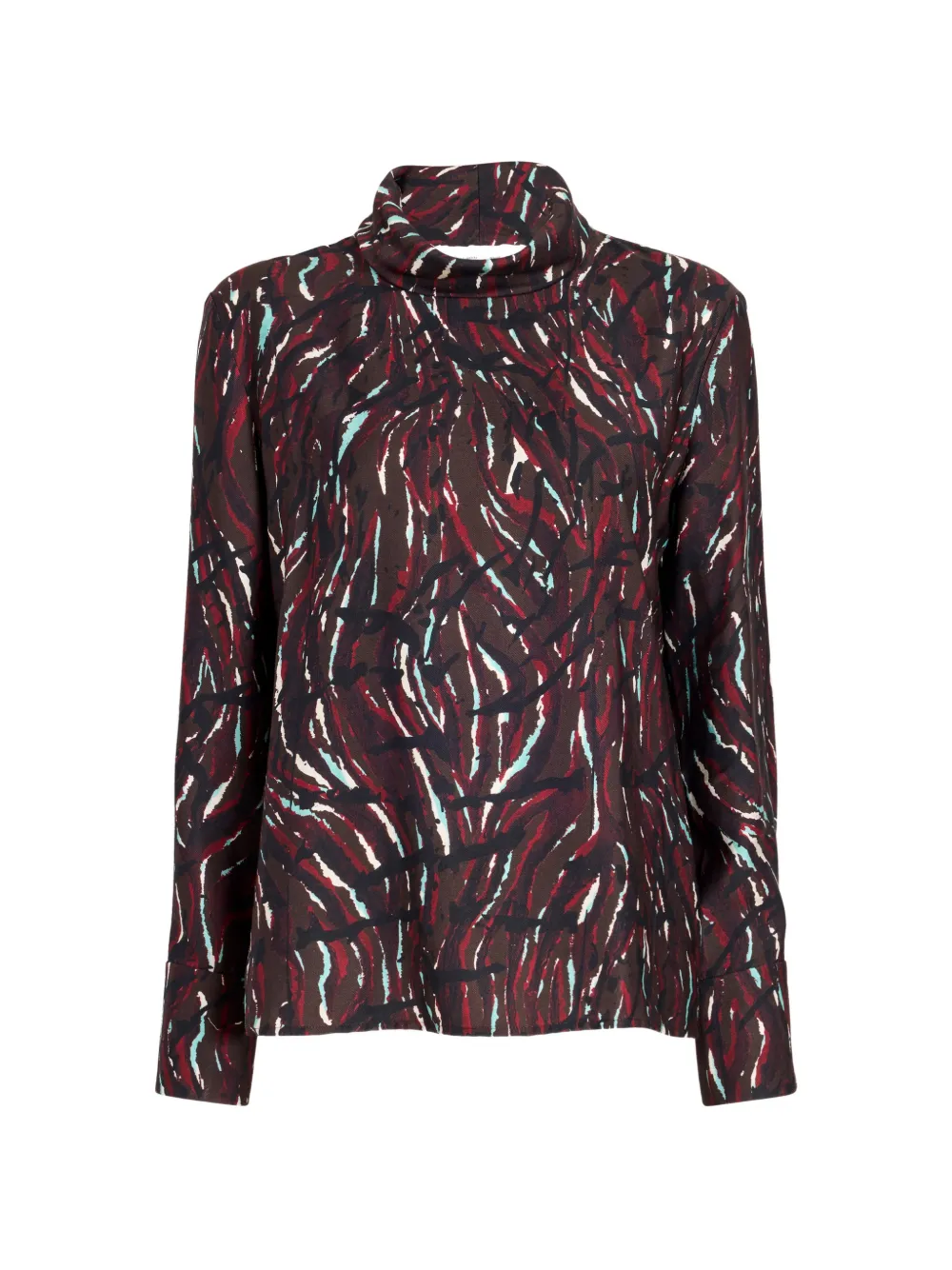 Proenza Schouler White Label Trainingsjack met abstracte print Bruin