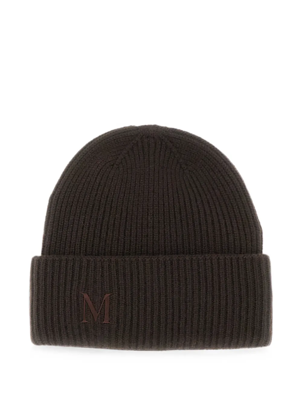 Max Mara rib-knit cashmere beanie hat · One Size