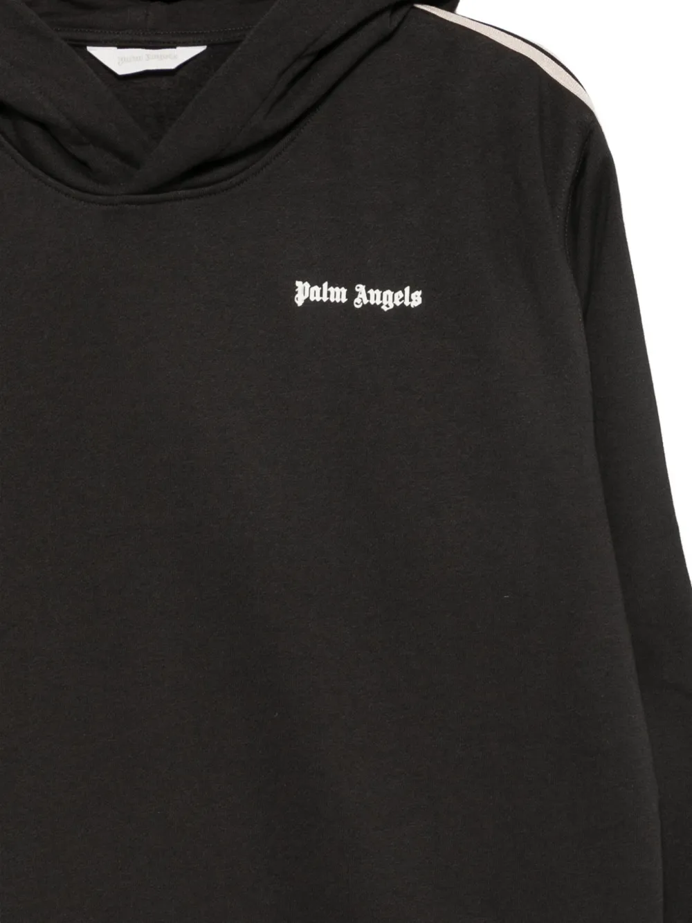 Palm Angels Kids Hoodie met logoprint Zwart