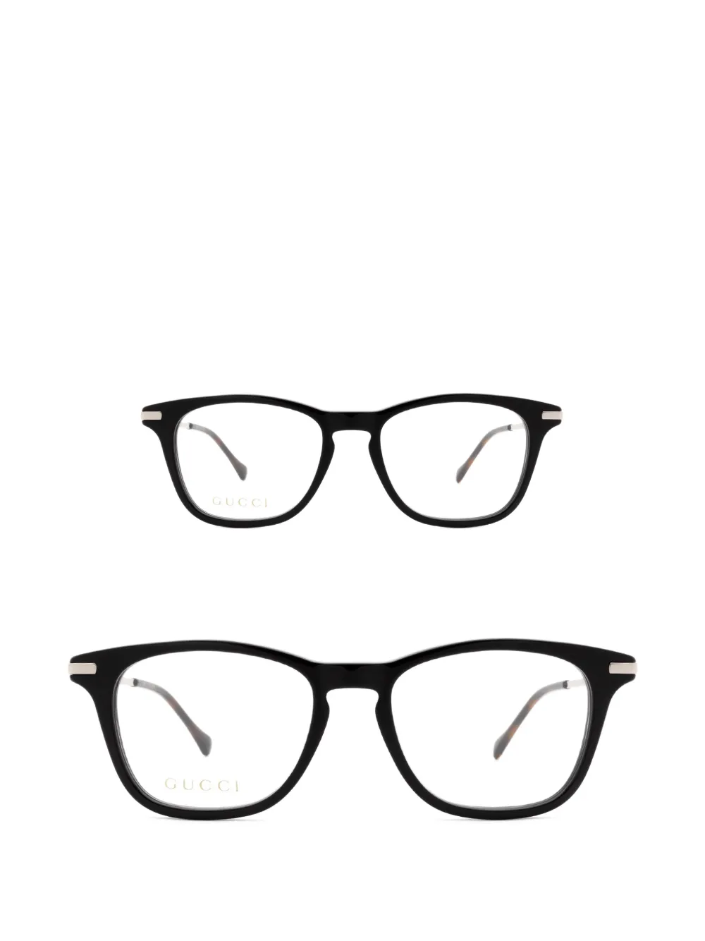 Gucci Eyewear Bril met vierkant montuur Zwart
