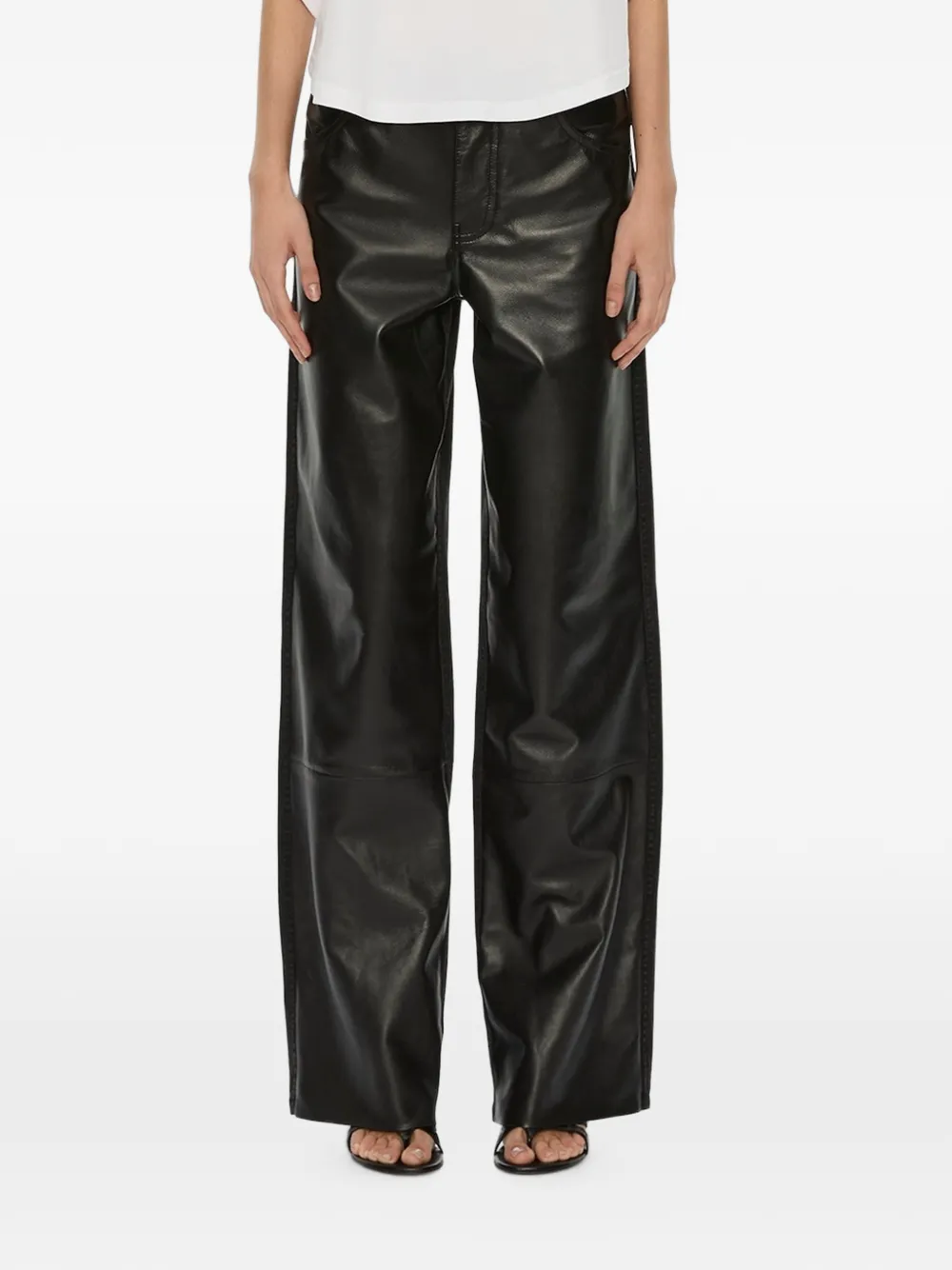 Christopher Esber Pantaloni Troy Deconstruct - Nero