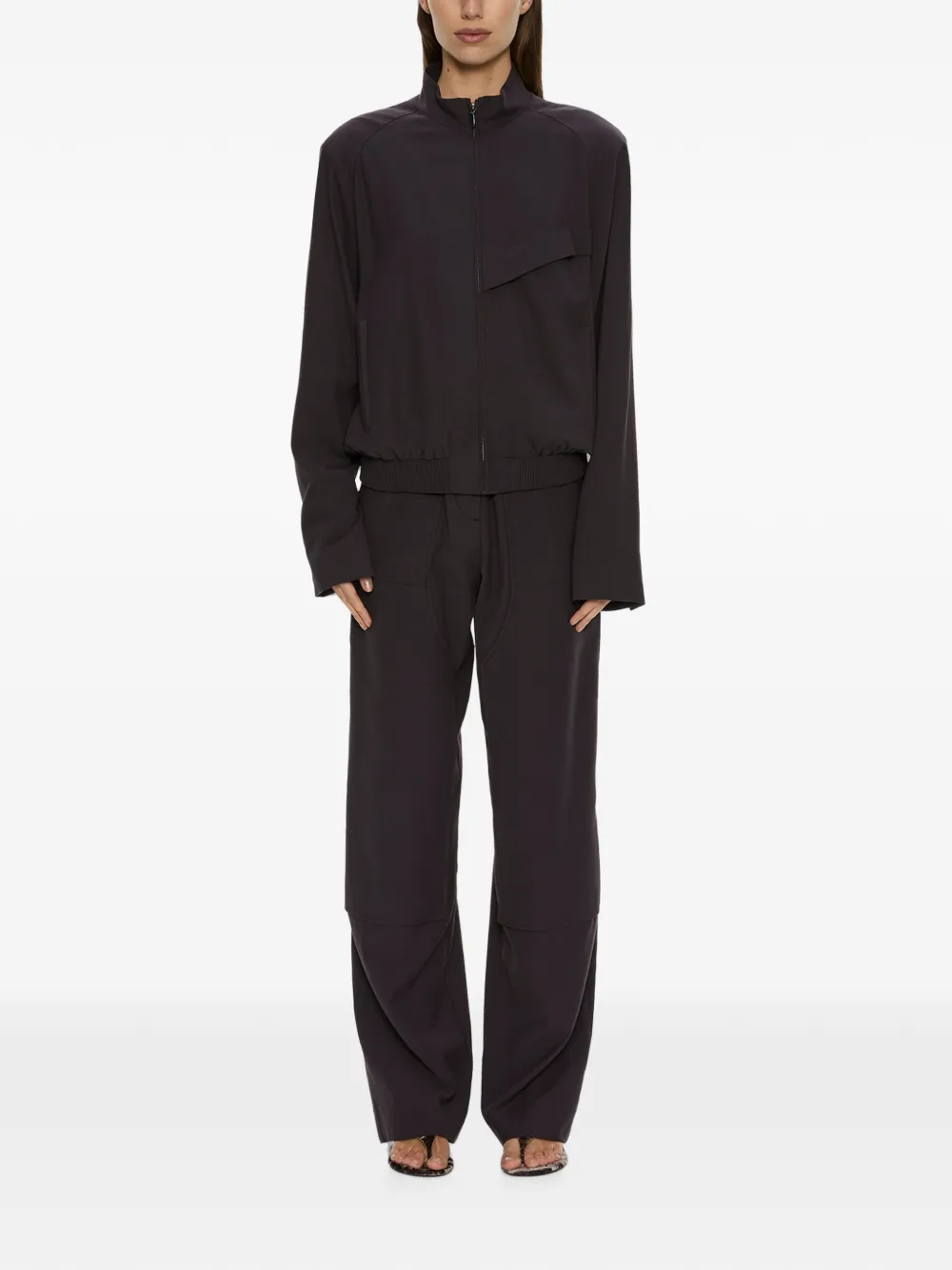 Christopher Esber Pantaloni dritti Utility - Nero