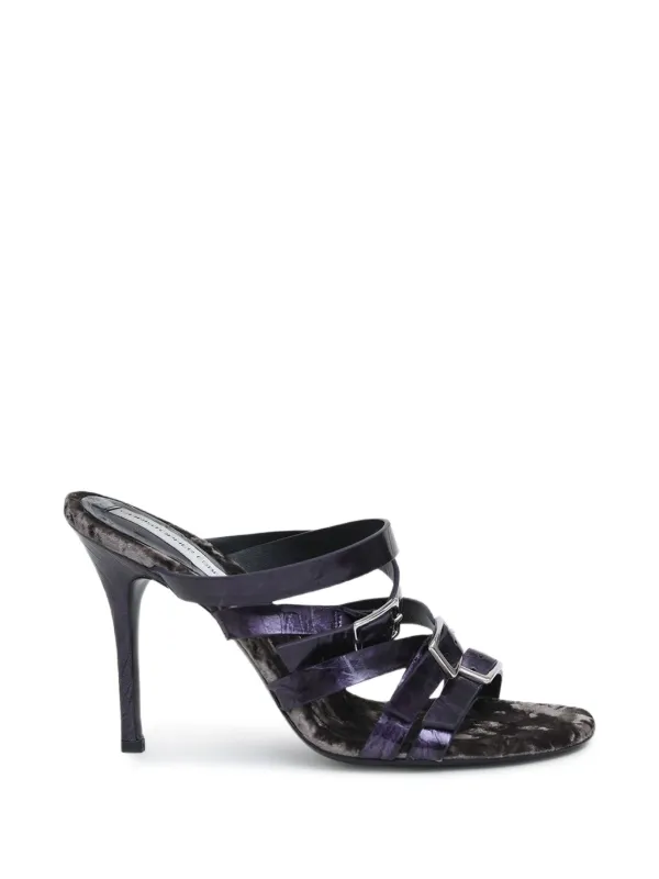 Christopher Esber Buckled Strappy Sandals in Purple