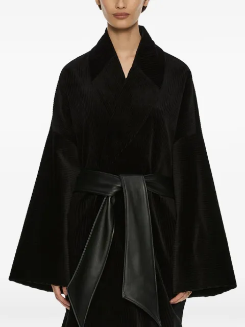 Christopher Esber Manor belted corduroy coat