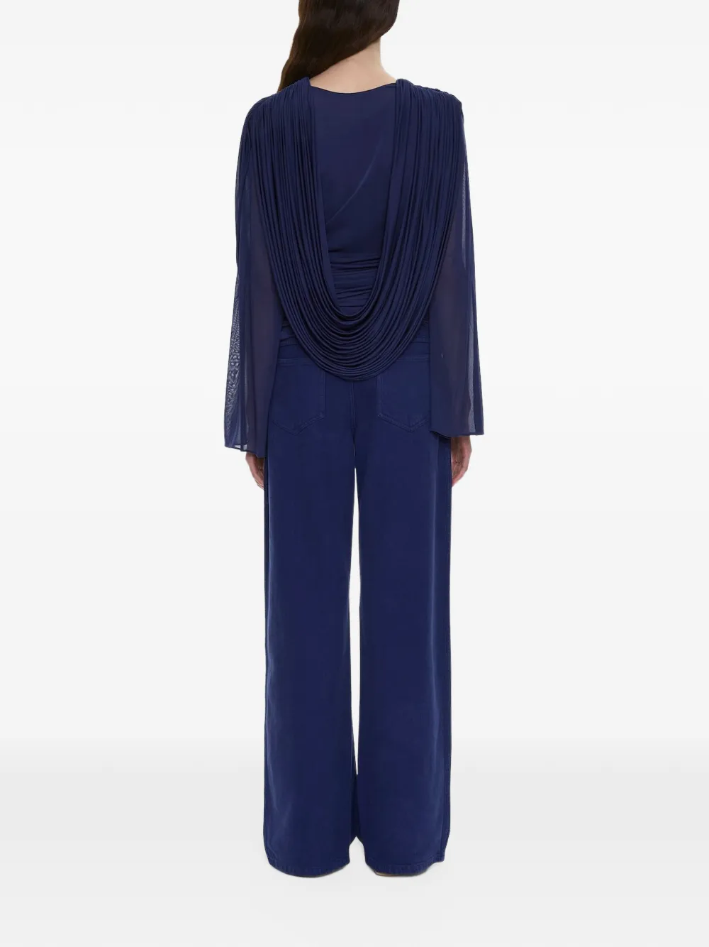Christopher Esber Ripple Drape blouse Blauw