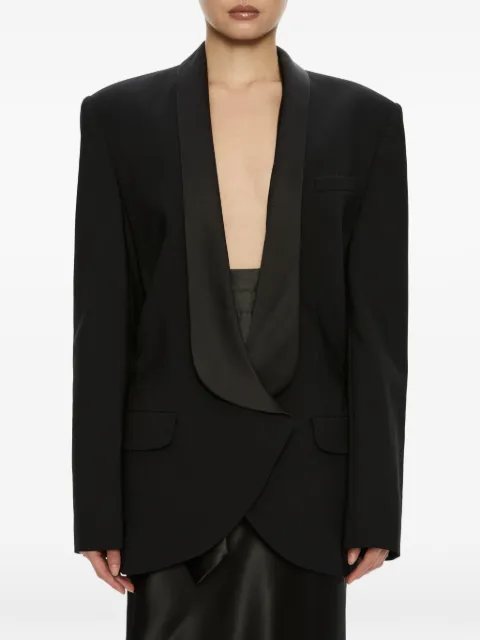Christopher Esber tuxedo-contrast wool blazer