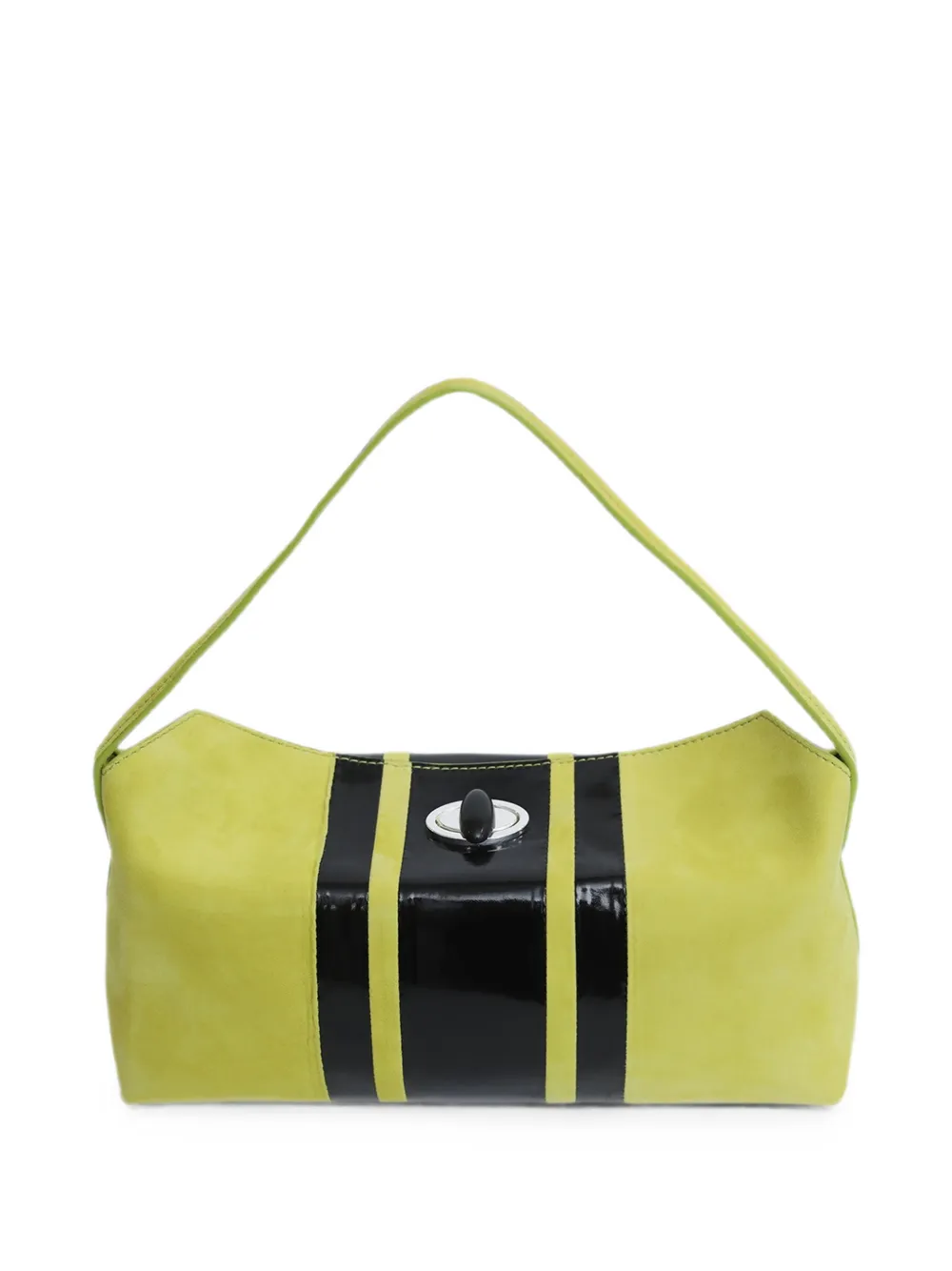 Christopher Esber Doba Quartz Turnlock Shoulder Bag in Yellow, view 2