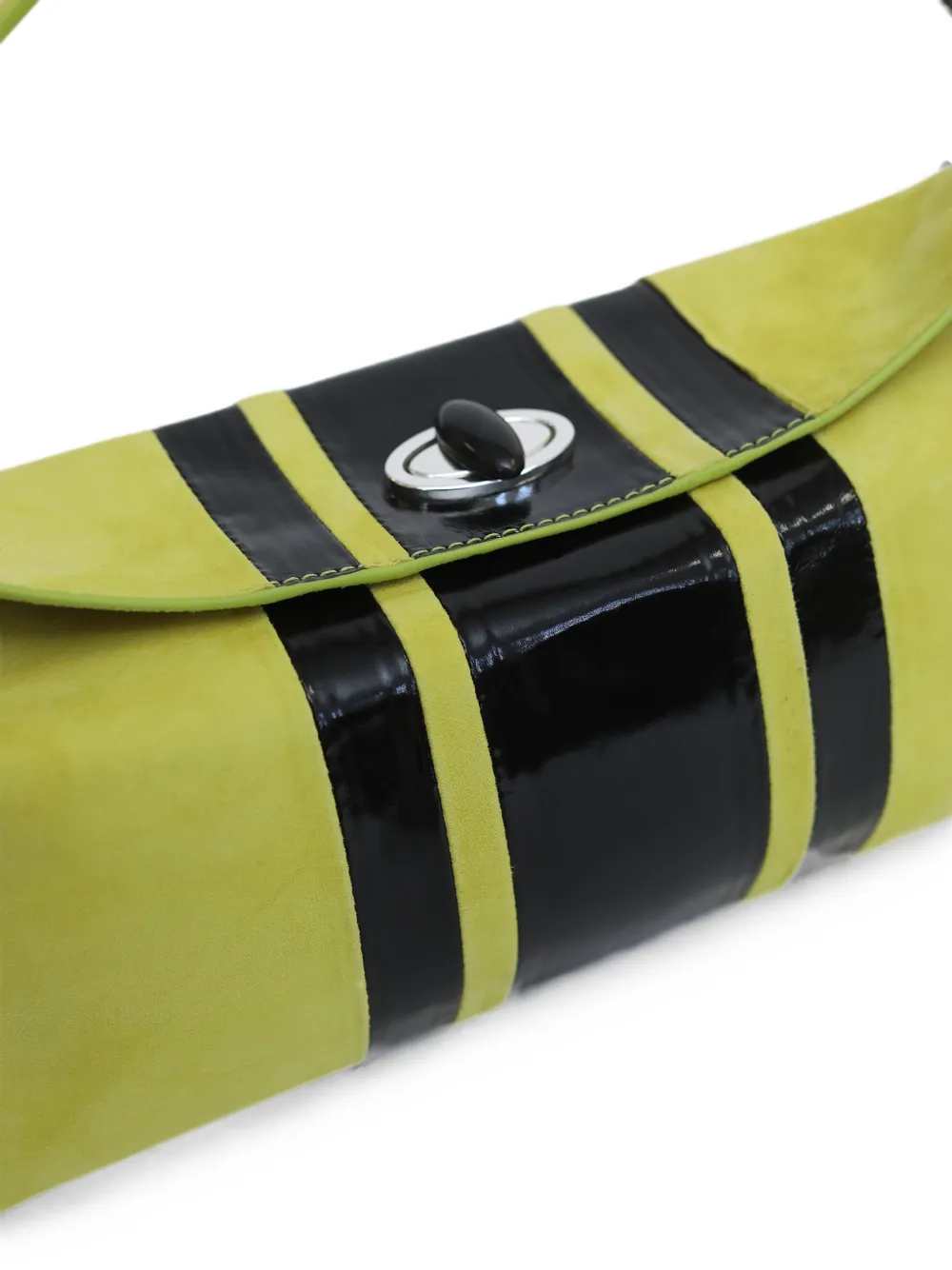Christopher Esber Doba Quartz Turnlock Shoulder Bag in Yellow, view 4