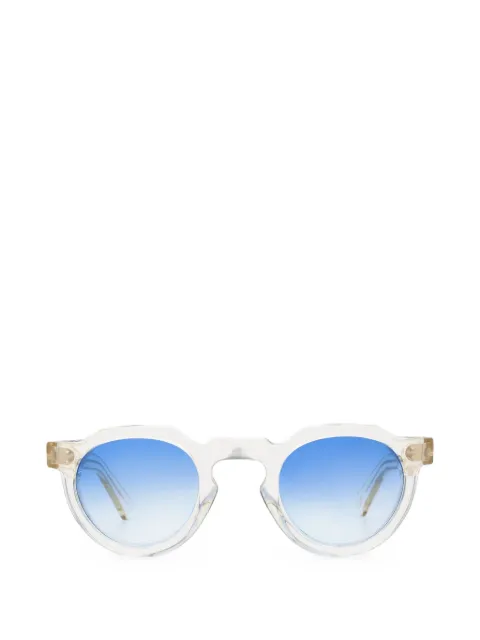 Lesca Crown Panto round-frame sunglasses