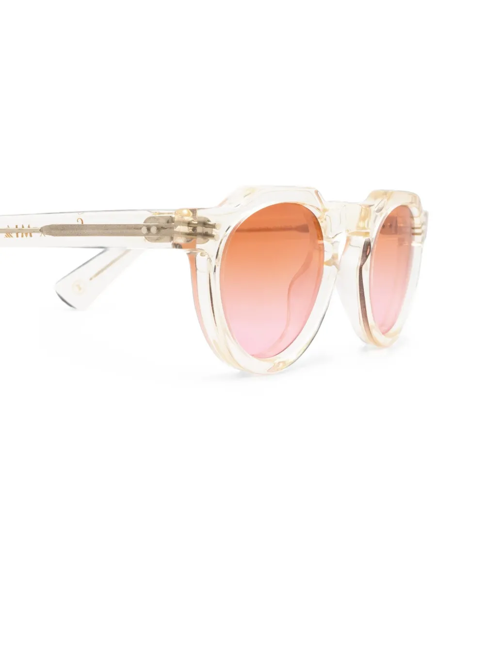 Lesca Crown Panto x Mia Burton zonnebril Beige