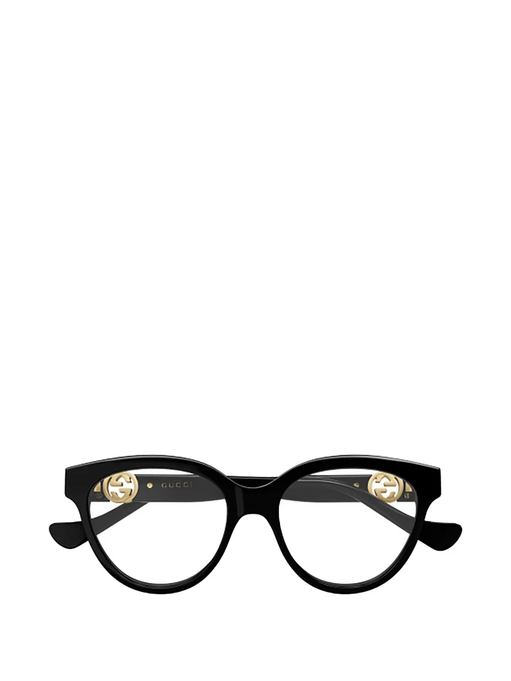 Gucci Eyewear Interlocking G cat-eye frames - Nero