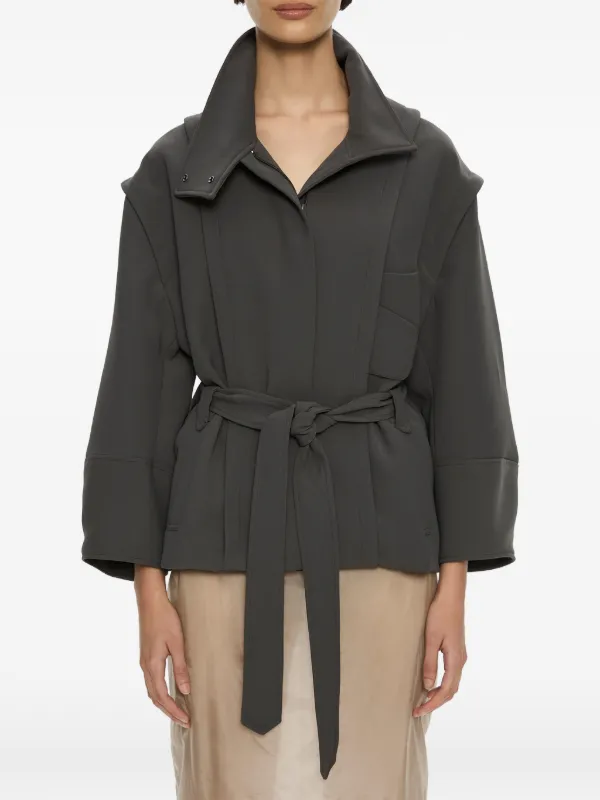 Christopher Esber Virelle Parapet Belt-waist Jacket in Green