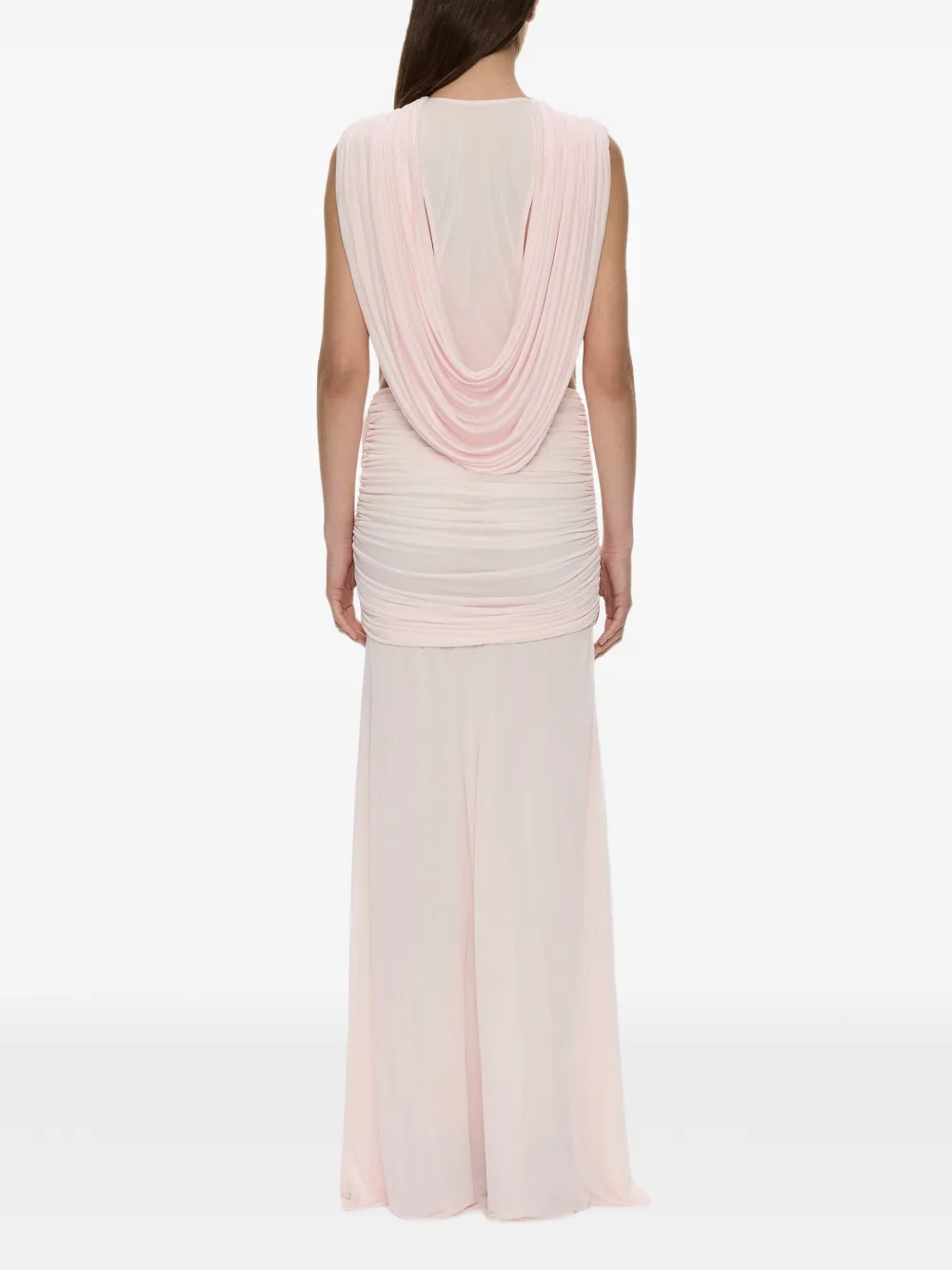 Christopher Esber Maxi-jurk met golvende drapering Roze