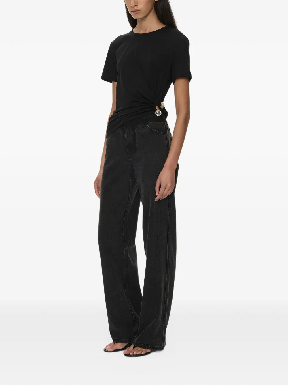 Christopher Esber Bree Quartz T-shirt Zwart