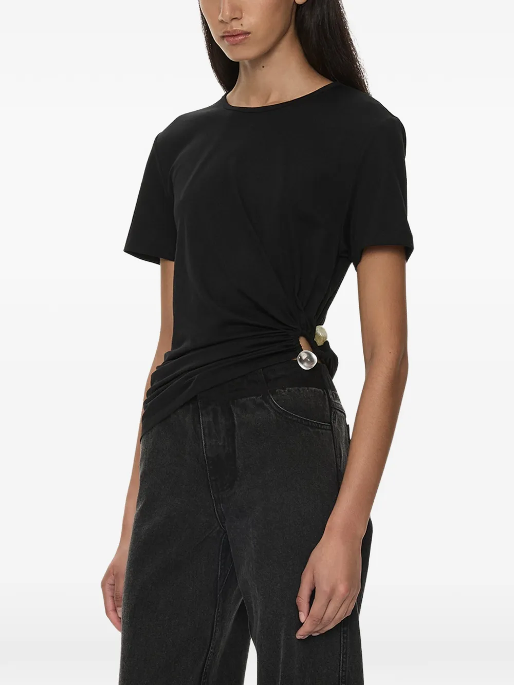 Christopher Esber Bree Quartz T-shirt Zwart