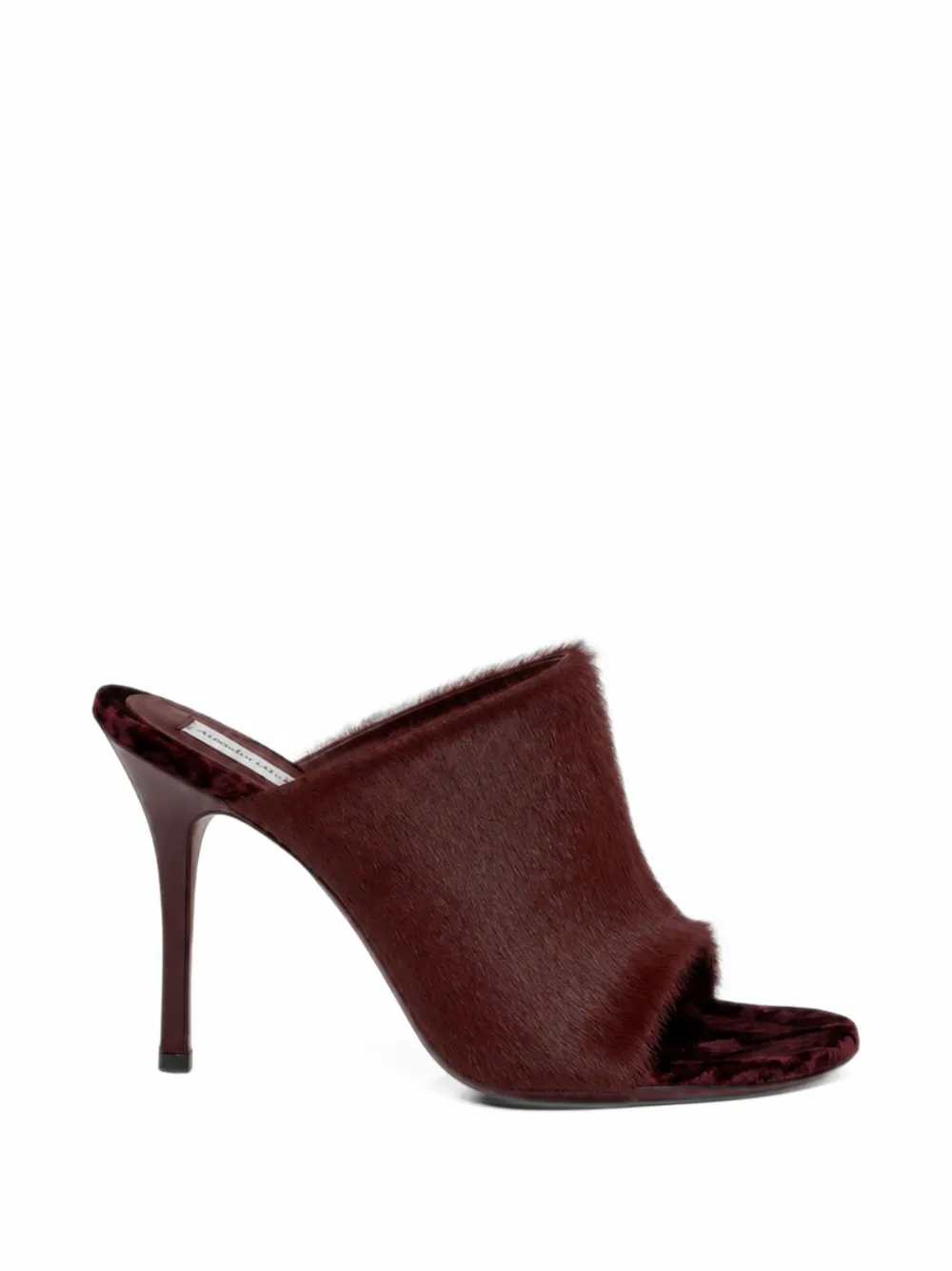 Christopher Esber Carla haircalf mules - Rouge Christopher Esber Carla haircalf mules - Rouge