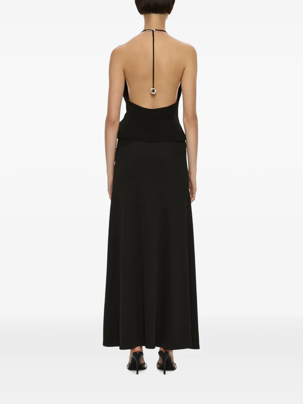Christopher Esber Droplet Pendant tailored top Zwart