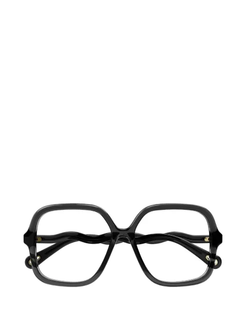 Chloé Eyewear wavy-arm square-frame glasses