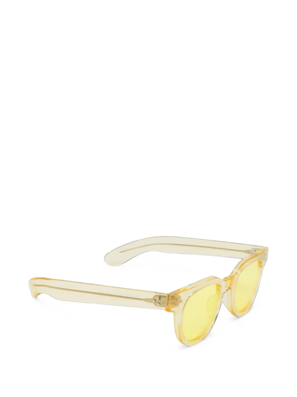 JULIUS TART OPTICAL FDR zonnebril met vierkant montuur Beige